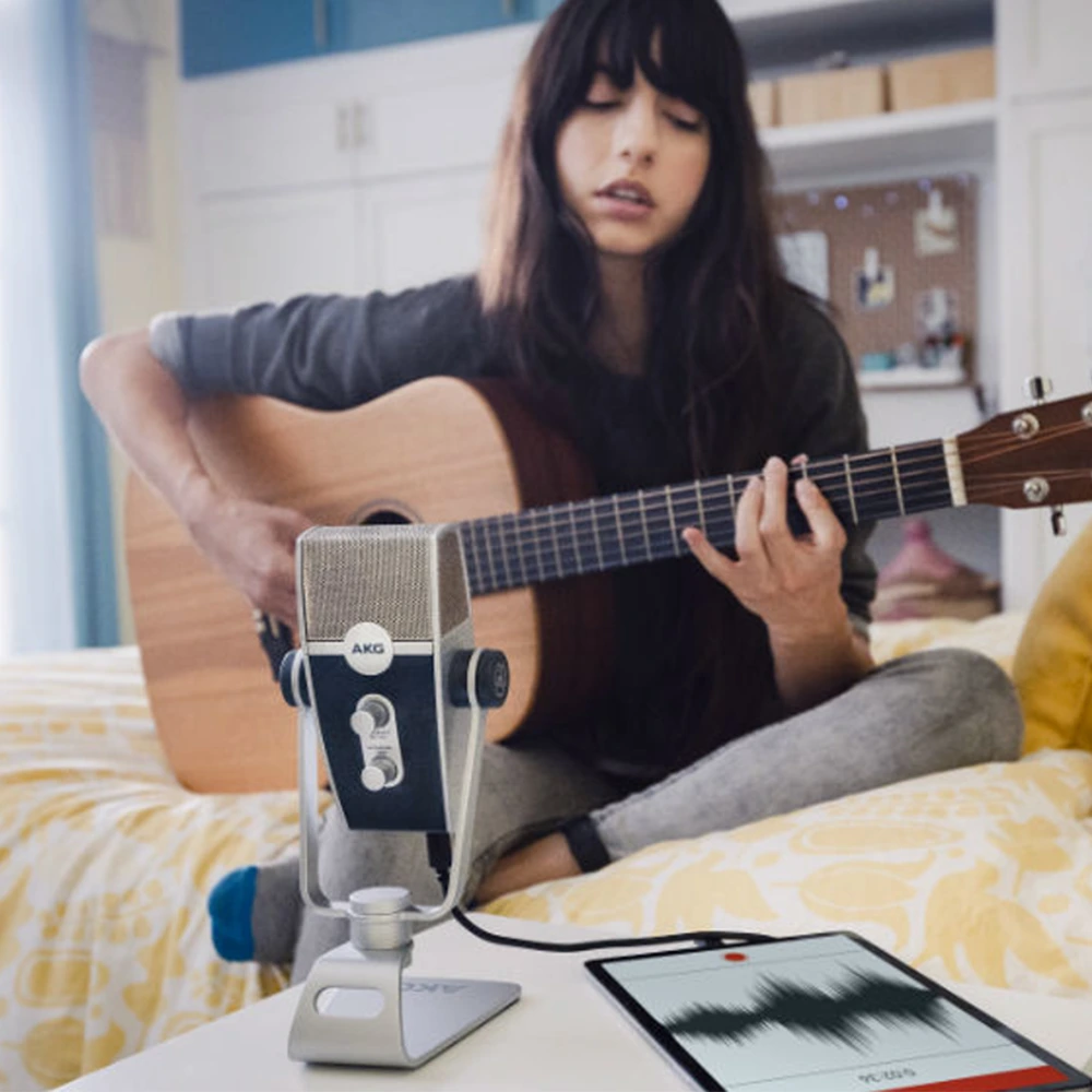 AKG Lyra C44 USB Mikrofonun dört farklı kayıt modu seçeneği