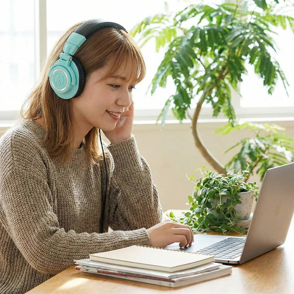 Audio-Technica ATH-M50xIB Ice Blue Sınırlı Üretim Kulaklık