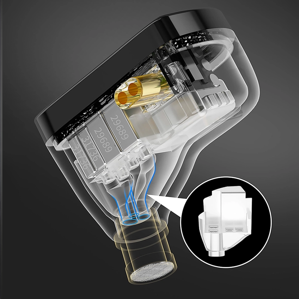 KZ AS16 Pro X 3 Yollu Akustik Kanal Yapısı