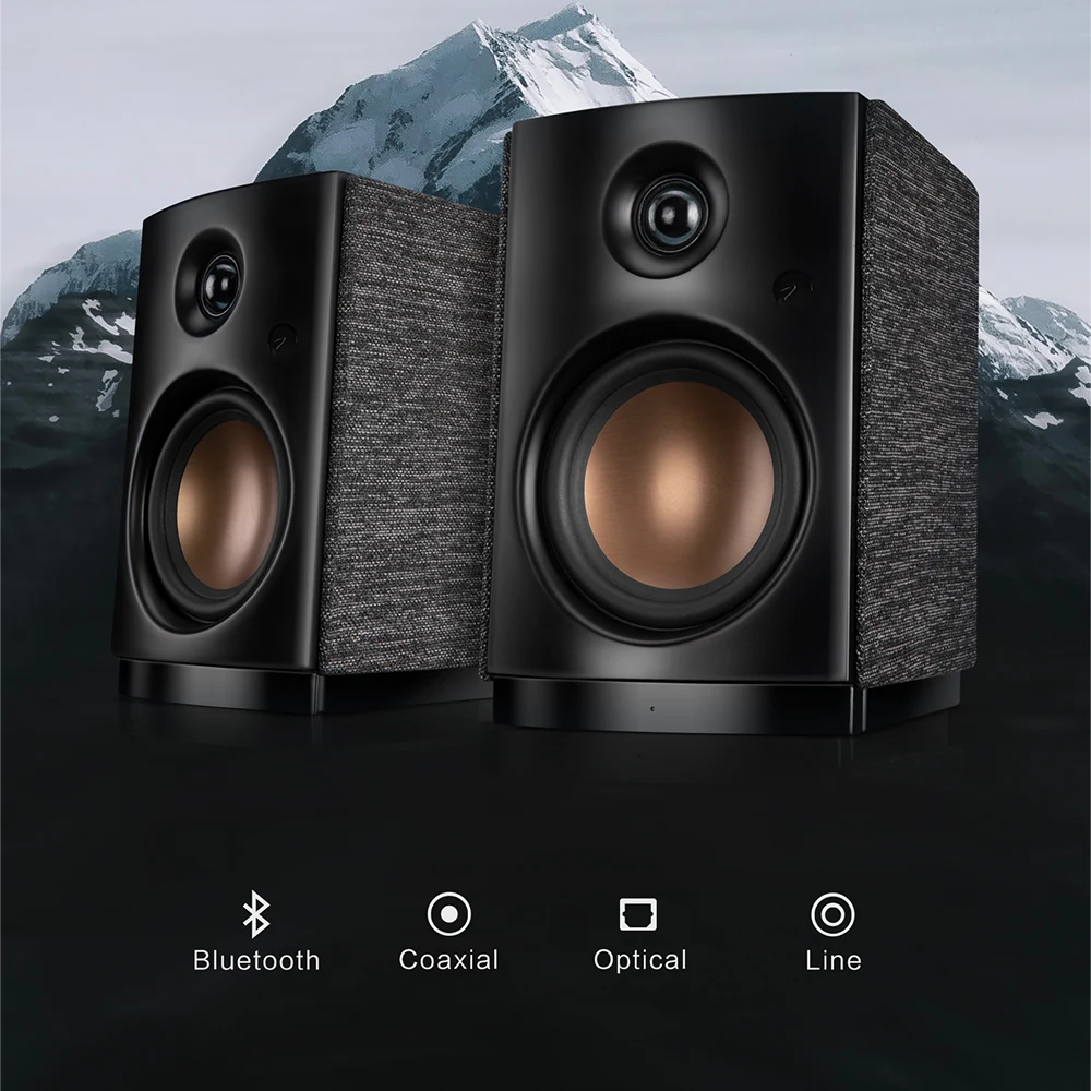 HiVi Swans OS-10 4 inç Bluetooth Stereo Aktif Hoparlör Seti