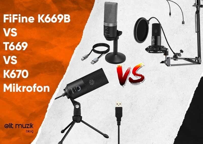 Fifine K669B - T669 - K670 USB Mikrofon Karşılaştırması - İnceleme - Yorum