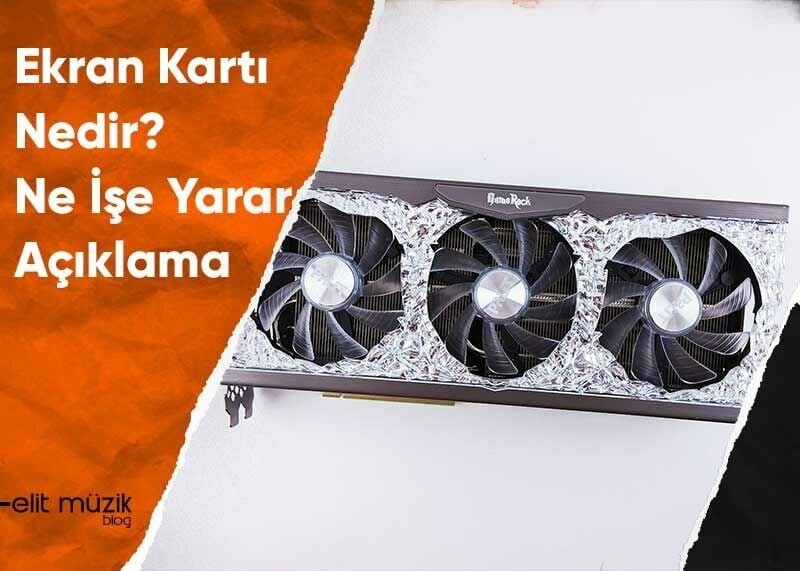 Ekran Kartı Nedir? Ne İşe Yarar - Açıklama