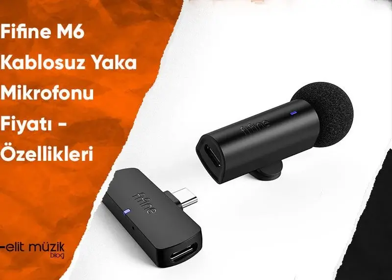 Fifine M6 Kablosuz Yaka Mikrofonu Fiyatı - Özellikleri