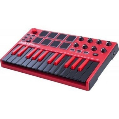 Akai Mpk Mini 3 25 Tuş Kırmızı Midi Klavye - 2
