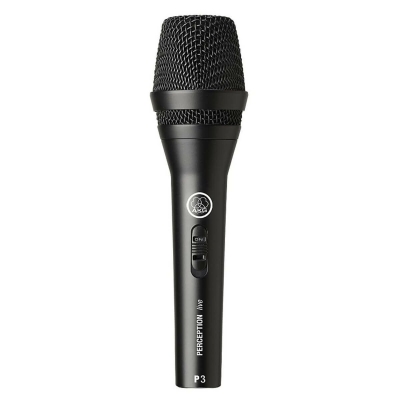 AKG P3S Vokal Sahne Switchli El Mikrofonu - 1