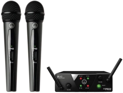 AKG WMS40MINI2 VOC SET US45AC Telsiz Mikrofon - 1
