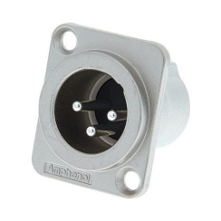 Amphenol AC3MMDZ Şase Tipi Erkek XLR Fiş - Amphenol