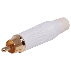 Amphenol ACPR Beyaz RCA Fiş - Amphenol