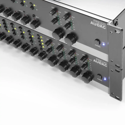 Audac PRE220 2 Bölge Rack Tipi Pre-Amfi ve Mikser - 3