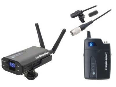 Audio-Technica ATW-1701P1 Kamera Montajlı Kablosuz Yaka Mikrofonu - 1