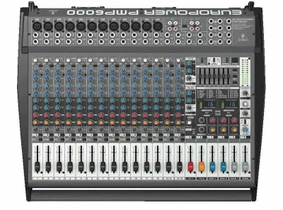 Behringer PMP6000 1600 Watt 20 Kanal Power Mikser - 1