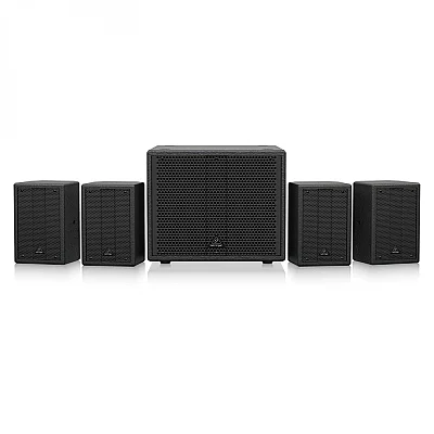 Behringer SAT 1004 - 4+1 Mağaza Ses Sistemi Paketi - Hoparlör Seti - 1