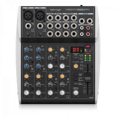 Behringer XENYX 1002SFX 10 Kanal Analog Deck Mikser - 1