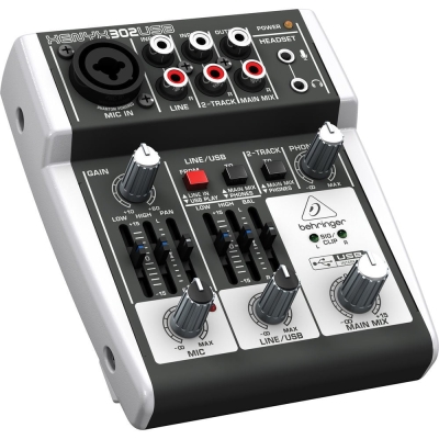 Behringer Xenyx 302USB 2 Kanal USB Ses Kartlı Stüdyo Mikseri - 4