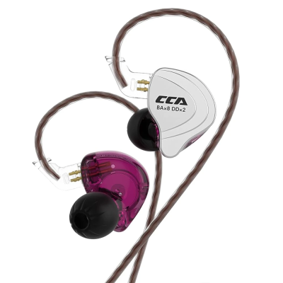 CCA C10 Hibrit Sürücü HiFi In-ear Monitör Kablolu Kulak İçi Kulaklık - 2