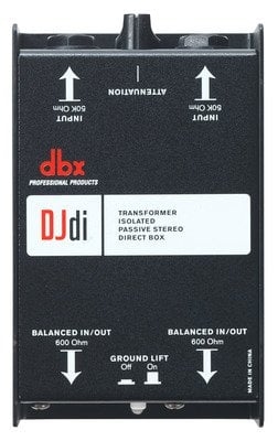 Dbx DJDI 2 Kanal Pasif DI Box - 1