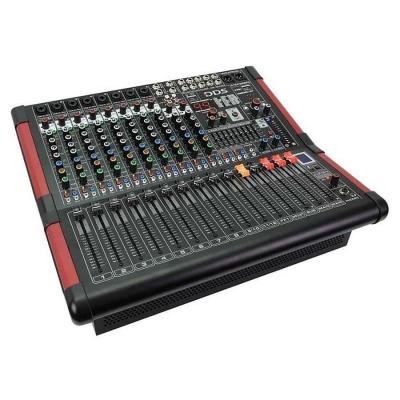 DDS D12 P3000 DSP 3000 Watt 12 Kanal Power Mikser - 1