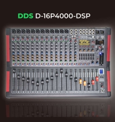 DDS D16 P4000 DSP 4000 Watt 16 Kanal Power Mikser - DDS