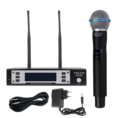 Decon DM-520E UHF Dijital EL Tipi Telsiz Kablosuz Mikrofon - 1