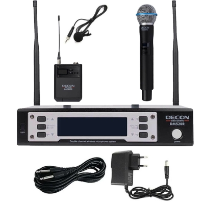 Decon DM-520EY EL YAKA Dijital Telsiz Kablosuz Mikrofon - 1