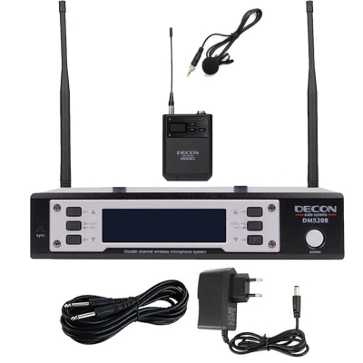 Decon DM-520Y Dijital YAKA Tipi Telsiz UHF Kablosuz Mikrofon - 1