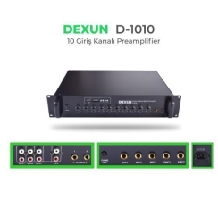 Dexun D-1010 USB’li Preamplifier Anons Sistemi - Dexun