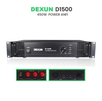 Dexun D-1500 Power Amfi Tek Kanal 450W - 1