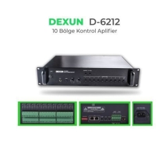 Dexun D-6212 10 Bölge Anons Kontrol Sistemi - Dexun