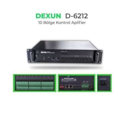 Dexun D-6212 10 Bölge Anons Kontrol Sistemi - 1