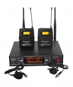 Doppler DM252HB Dijital UHF Yaka Headset Kafa Telsiz Kablosuz Mikrofon - 1