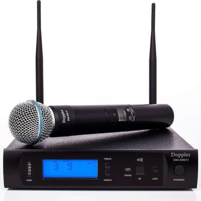 Doppler DM500H Dijital UHF Tek EL Tipi Telsiz Kablosuz Mikrofon - 1