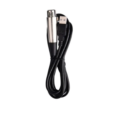Fifine 4 Pin XLR Dişiden USB Erkeğe Kablo - 3