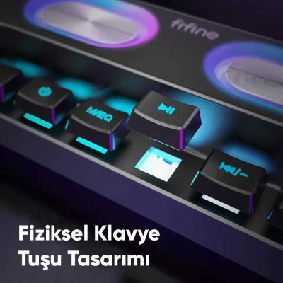 Fifine Ampligame A16 Kablosuz Bluetooth PC Gaming RGB Hoparlör - 8