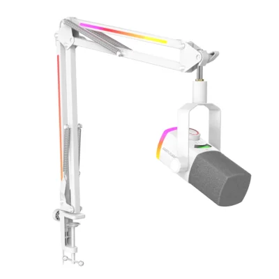 Fifine Ampligame AM8PROT Dinamik USB/XLR Mikrofon Seti (RGB Mikrofon Sehpası ile) - 5
