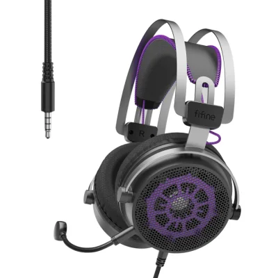 Fifine Ampligame H18 Mikrofonlu Oyuncu & Yayıncı Kulaklığı - 2
