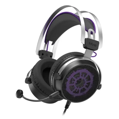 Fifine AmpliGame H18V 7.1 Surround Open-Back Oyuncu Kulaklığı - 3