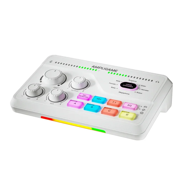 Fifine Ampligame SC8 USB Oyuncu Ses Mikseri (Audio Mixer)