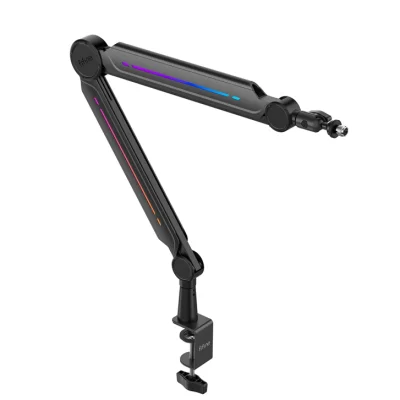 Fifine BM66 PRO RGB Masaüstü Yayıncı Mikrofon Standı Boom Arm - 5