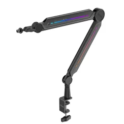 Fifine BM66 PRO RGB Masaüstü Yayıncı Mikrofon Standı Boom Arm - 1