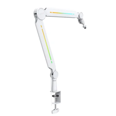 Fifine BM66 PRO RGB Masaüstü Yayıncı Mikrofon Standı Boom Arm - 4