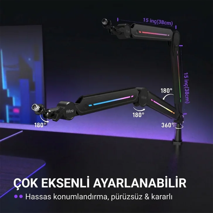 Fifine BM66 PRO Çok Eksenli Hareket ve Konumlandırma