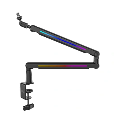 Fifine BM88 PRO Low-Profile RGB Masaüstü Mikrofon Standı - 1