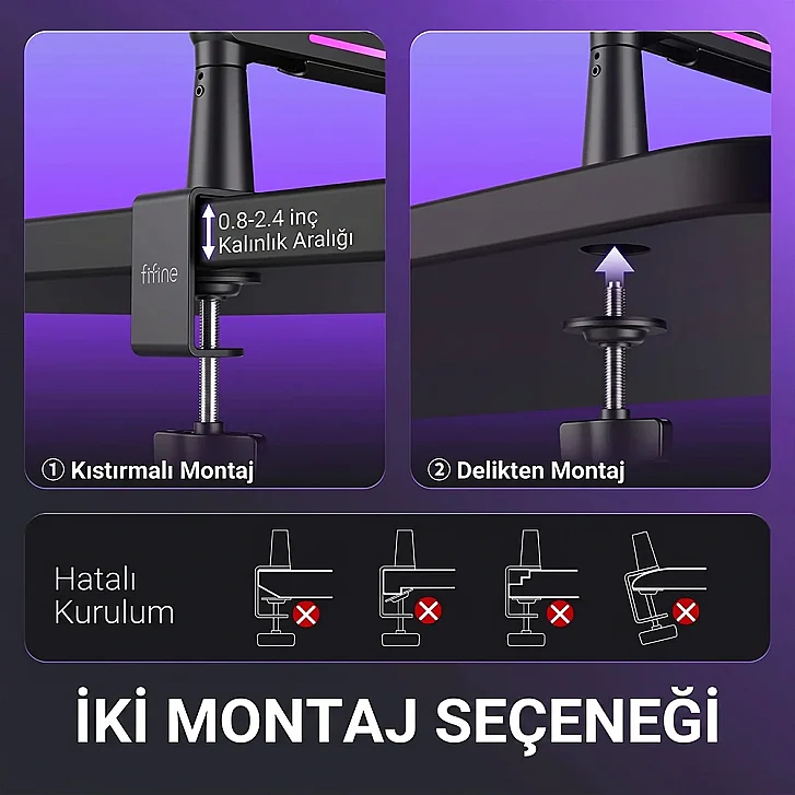 Fifine BM88PRO 2kg Taşıma Kapasitesi
