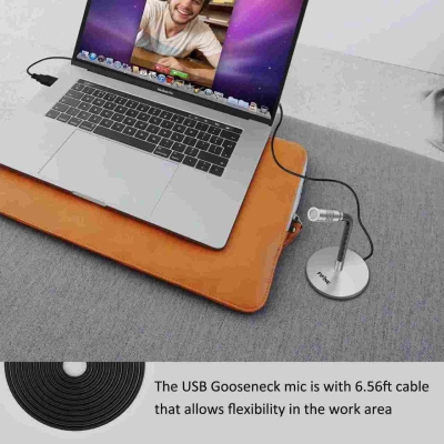 Fifine K050 USB Bilgisayar Mikrofonu - Yayıncı Mikrofonu - Youtuber Mikrofonu - 6