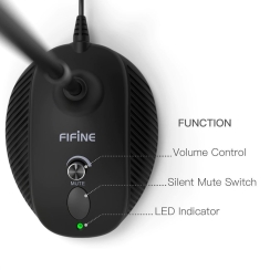 Fifine K052 USB Bilgisayar Mikrofonu - Yayıncı Mikrofonu - Youtuber Mikrofonu - 3