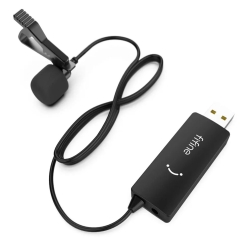 Fifine K063 USB Ses Kartlı Youtuber Bilgisayar Yaka Mikrofonu - 1