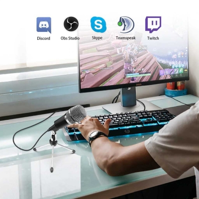 Fifine K668 USB Condenser Twitch Bilgisayar PC Youtuber Mikrofonu - 6