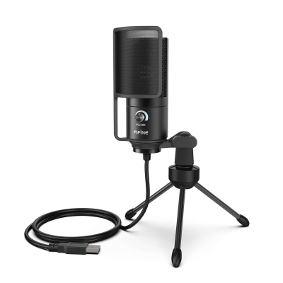 Fifine K669 Pro USB Condenser Youtuber Yayıncı Mikrofonu - 1
