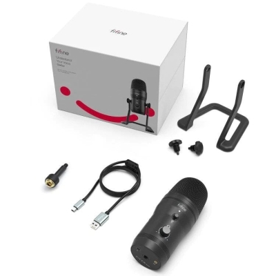 Fifine K690 USB Condenser Mikrofon Twitch - Bilgisayar - PC - Yayıncı - Gamer - Podcast - 3