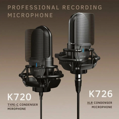 Fifine K726 Condenser Stüdyo Mikrofonu - 5